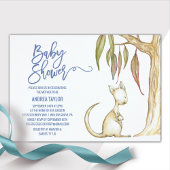 Invitation Australian Kangaroo & Joey Neutral Baby Sprinkl