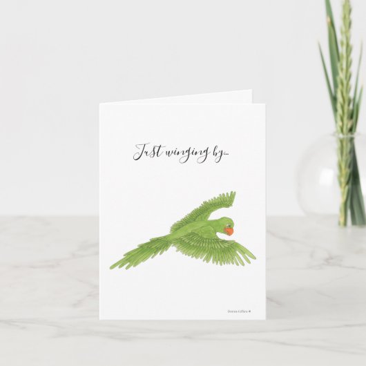Collection Australian Parrot Note Card Feestdagen Kaart (Voorkant)