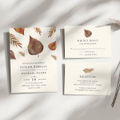 Carte De Placement Mariage Feuilles d'automne