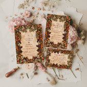 Carte De Remerciements Autumn Orchard Wedding