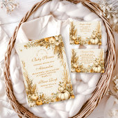 Serviette En Papier Baby shower de Citrouille rustique d'automne