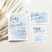 Serviette En Papier Baby It's Cold Outside Blue Personnalisé