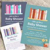 Merci Carte de vœux pour Baby Shower Livres et Fle