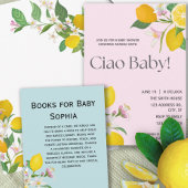 Serviette En Papier Baby shower citron, Ciao bébé, thème italien
