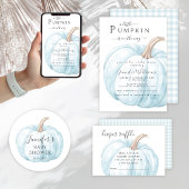 Sachets En Papier Blue Little Citrouille Automne Automne Bébé Garçon