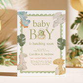 Serviette En Papier Fête de bébé Dino Boy