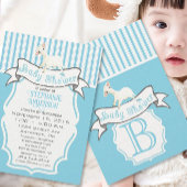Invitations de douche de bébé de bosse