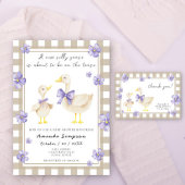 Sticker Carré Aquarelle Première bibliothèque de Little Goose Ba