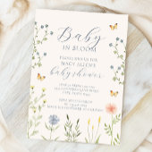 Serviette En Papier Bébé en Fleur Baby shower floral Napkin