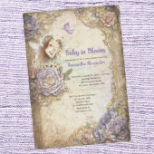 Baby in Bloom baby shower Uitnodiging