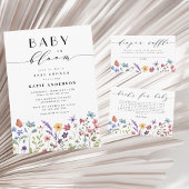 Gobelets En Papier Bébé en Fleur Printemps Été Baby shower Floral