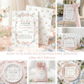 Invitation Baby in Bloom Baby Shower