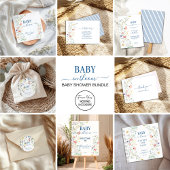 Invitation Bébé Fleur sauvage de printemps dans l'invitation 