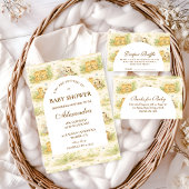 Carte D'accompagnement Baby Jungle Animals Diapper Raffle