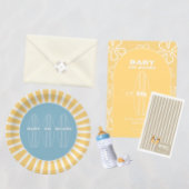 Tenture Surf Board Baby Shower Custom Photo Wall Banner