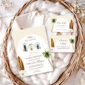 Serviette En Papier Baby on Board Baby shower de plage