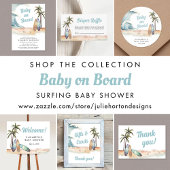 Carte D'accompagnement Plage Surfs Books For Baby shower