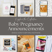 Body C'est un garçon ! Bébé bleu Faire-part de grossess