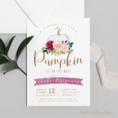 Assiettes En Carton Une Petite Plaque De Baby shower Citrouille Sucrée