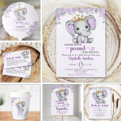 Invitation A Sweet Little Peanut is on the way Baby shower