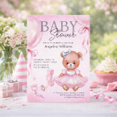 stickers baby shower avec design ours en peluche.