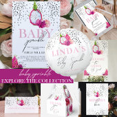 Invitation Panneaux de table d'arrosage pour bébé de Pitaya