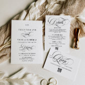 Save The Date Photo de mariage avec monogramme