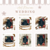 Save The Date Mariage gothique floral baroque