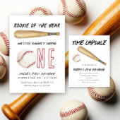 Invitation Débutant de l'année Fête d'anniversaire de basebal