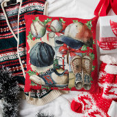 Papier Cadeau Baseball avec le Père Noël Dabbing pour Noël