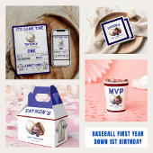 Signe De Table Baseball première année bas 1er anniversaire