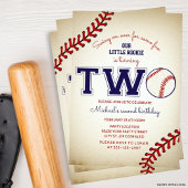 Honkbal 2e verjaardag bedankjes labels