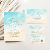 Papier Plage Océan Fête des mariées côtière Recettes Cart