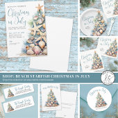 Assiettes En Carton Noël De Plage En Juillet