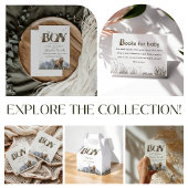 Invitation Ours Aventure Eucalyptus Moss Green Oh Garçon