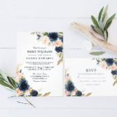 Geweldige blinde en marinevloedschap save the date