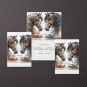 Save The Date Nature Chevaux Photo Mariage Custom (Personnalisez la collection de ce créateur indépendant.)