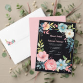 Éventail Programme de mariage à l'aquarelle couleur magnifi (Personnalisez la collection de ce créateur indépendant. Test)