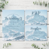 Décapsuleur Belle photo de montagne Mariage d'hiver (Personnalisez la collection de ce créateur indépendant.)