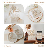 Serviette En Papier Baby shower neutre d'attente de l'ours en peluche