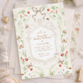 Berry First Birthday Welcome Sign Poster