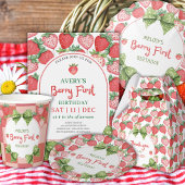 Ballotins Berry First Birthday Strawberry Party 