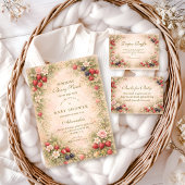 Invitation Berry Sweet Floral Baby Shower