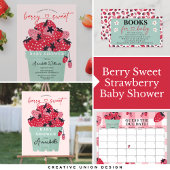Étiquette Pour Bouteilles D'eau Berry Sweet Baby shower bouteille d'eau fraise