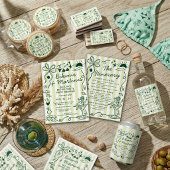 Invitation Bikinis & Martinis Bachelorette Party Itinerary