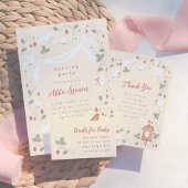 Invitation Birds & Berries Nesting Party Girl Baby Shower