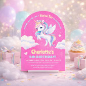 Button to a magical birthday party.