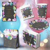 Gobelets En Papier Jeu d'anniversaire Cristaux Jeu de Fête de fille d