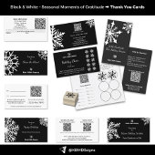 Carte cadeau cadeau cadeau Black & White