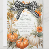 Serviette En Papier Thankgiving noir et blanc Plaid Bow